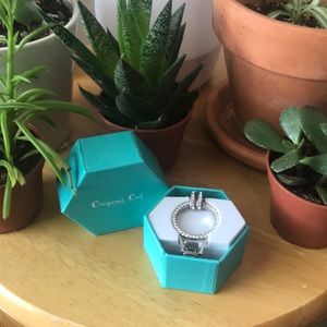 Origami Owl Silver Lanyard with Swarovski Crystals